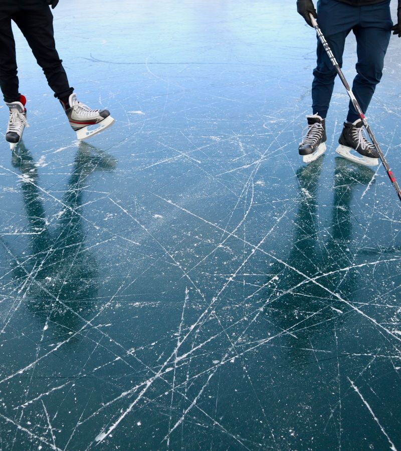 Ice-skating in Neukirchen